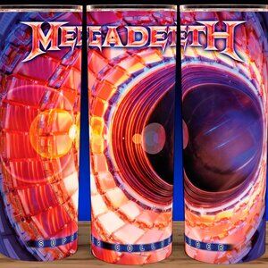Megadeth Super Collider Heavy Metal Cup Mug Tumbler 20oz